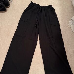 Reformation Ethan Twill Pant in Black Size XS